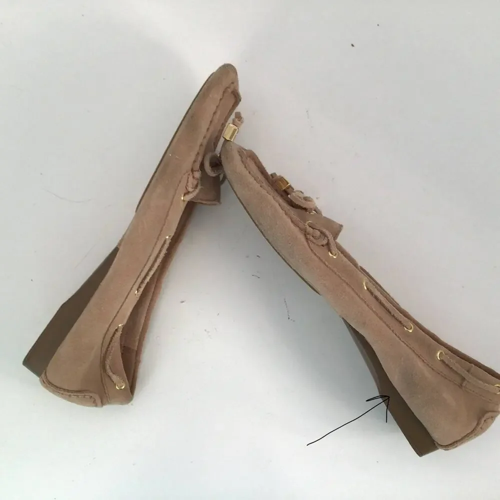 Michael Kors Tan Suede Loafers Sz 7.5